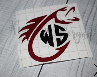  Fishing decal Etsy