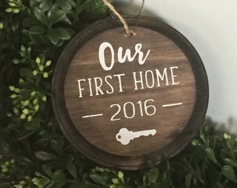 Our first home Ornament, First house ornament, Housewarming ornament, first home ornament, first house ornament,