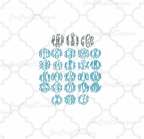 Download Master Circle Monogram font SVG , DXF, EPS, Jpg. Free ...