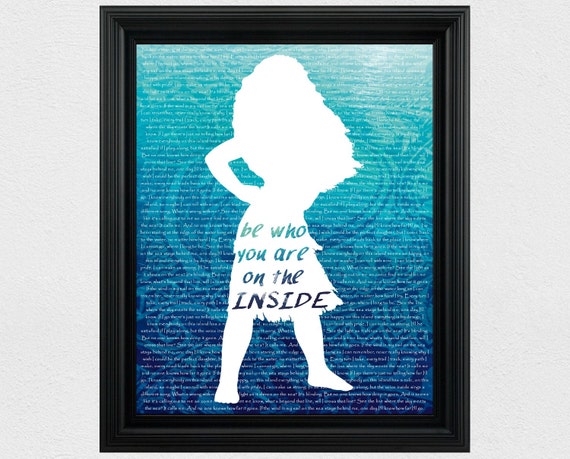 Be Who You Are Quote - Disney Moana