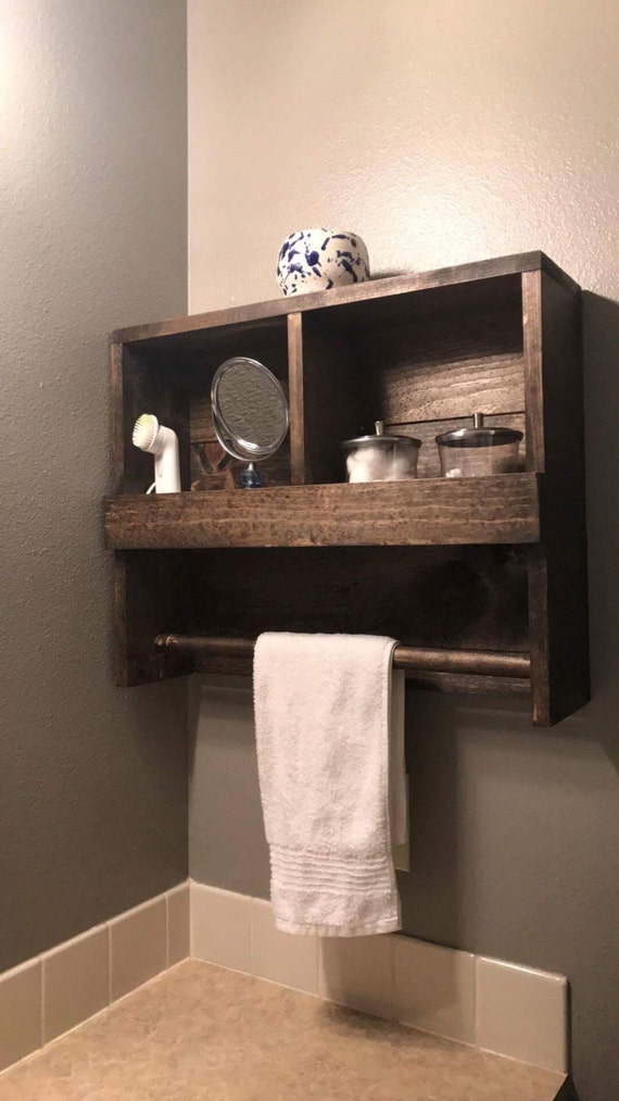 Bathroom Cabinet Creative Storage Shabby Chic by Belwoods on Etsy