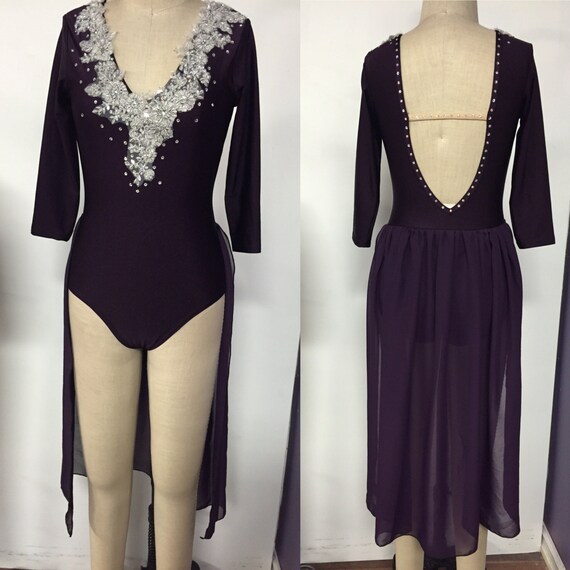 Adult xs plum dance costume
