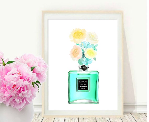 Chanel Perfume Bottle Coco Chanel print Printable Art