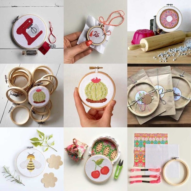 Original Modern Cross Stitch Patterns Kits by Stitchonomy Remnant stitch accessories