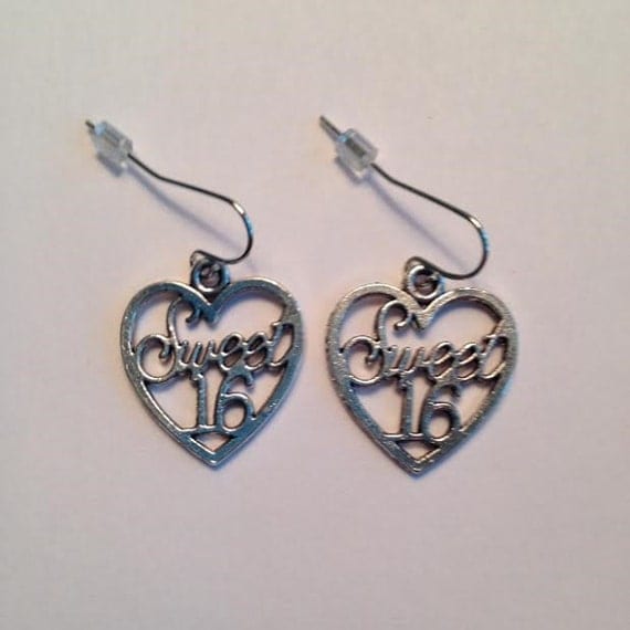 Sweet 16 Earrings Sweet 16 Jewelry Sweet 16 Teen Girl