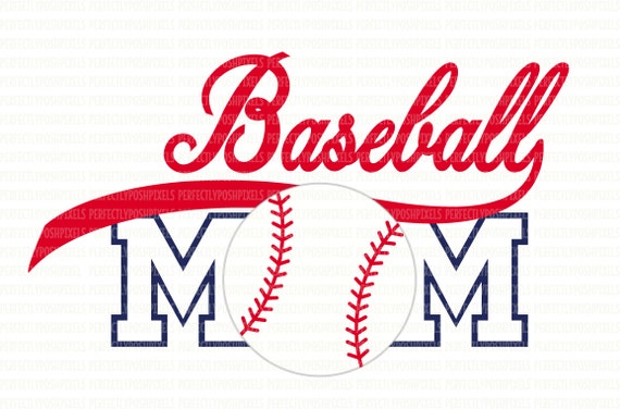 Download Baseball Mom SVG Baseball Player Sports Digital File DXF EPS