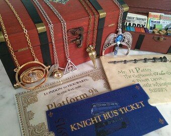 Harry Potter, Hogwarts PACK, Harry Potter, Hogwarts, Slytherin Box, Hufflepuff, Ravenclaw, Gryffindor, Harry Potter Jewelry