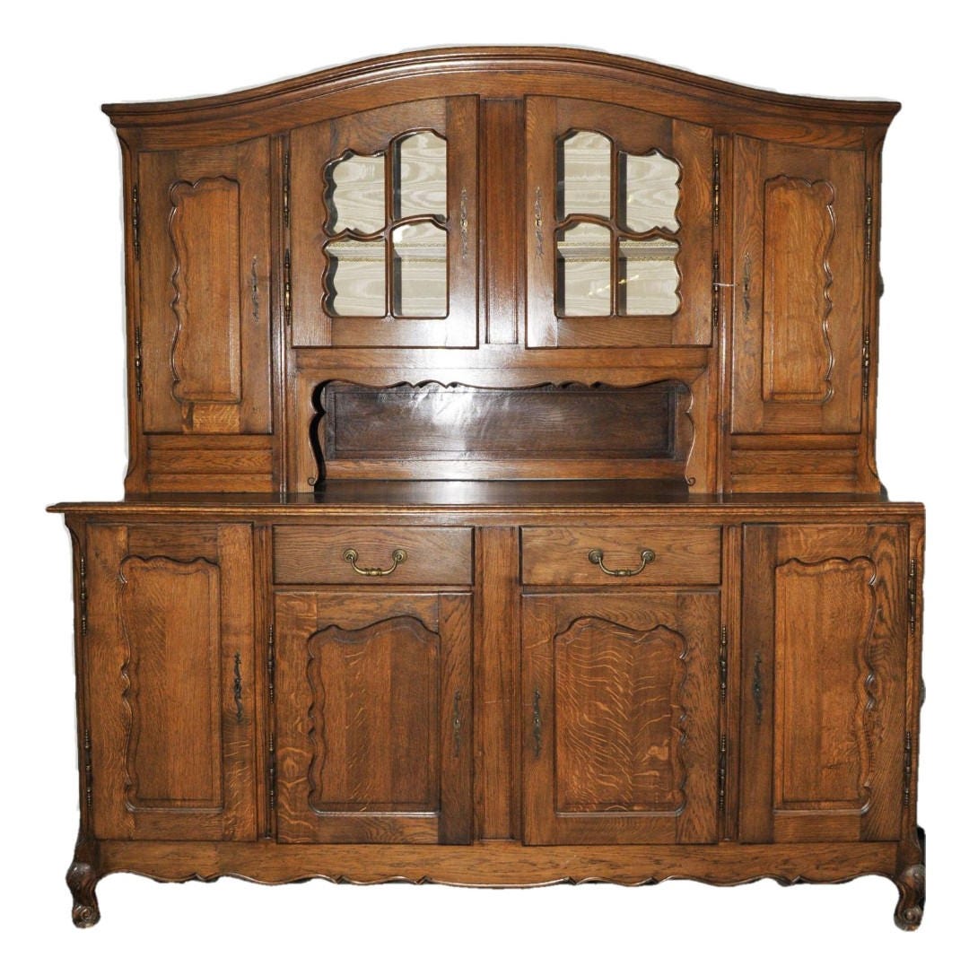 Antique French Country Dining Room Furnishings Oak