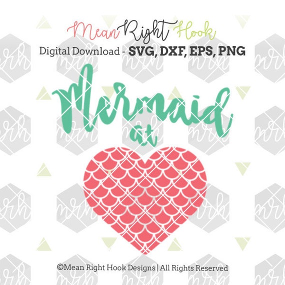 Free Free 116 Mermaid Scale Heart Svg SVG PNG EPS DXF File