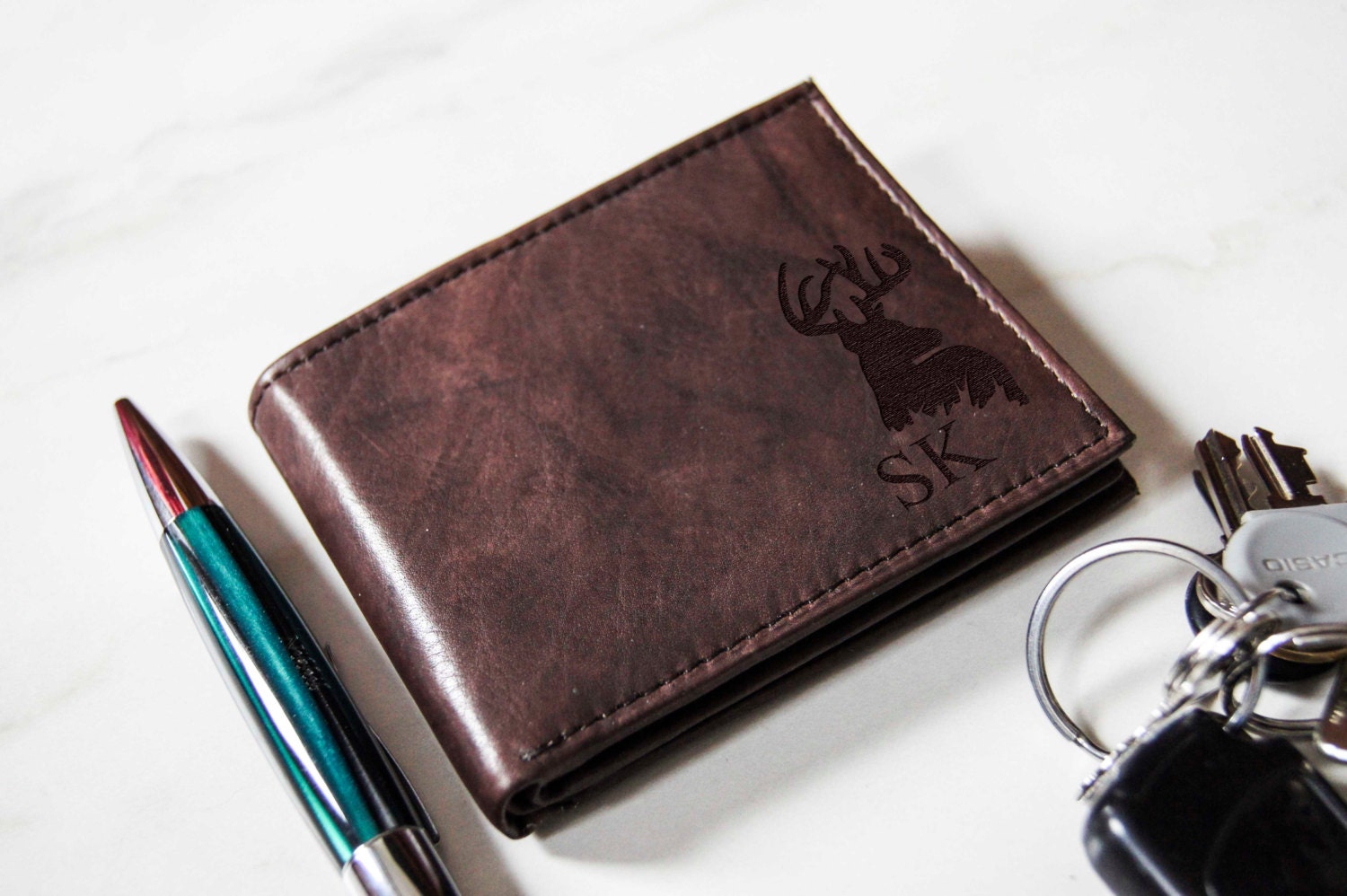 Personalized leather Wallet Custom wallet Mens Wallet