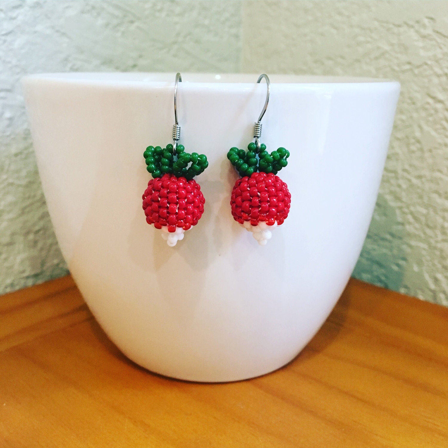 Luna Lovegood's Beaded Radish Earrings Harry Potter