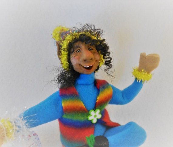 african american elf plush