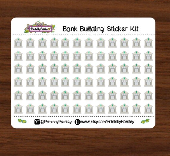 Bank Sticker Kit