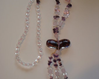 Murano Style Beaded Necklace