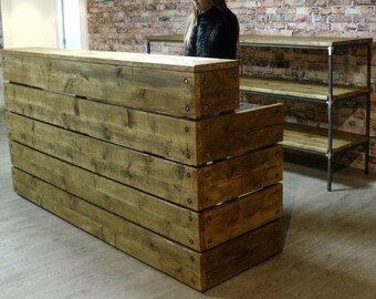 Chic Reclaimed Wood Office Desk custom made industrial reclaimed wood desk Reception Desk Reclaimed Wood Industrial Rustic Office Front Counter Chic Custom Made Office Bar Restaurant Coffee Chic Reclaimed Wood Office Desk shabby chic desk reclaimed wood desk shabby chic distressed wood desk wooden Reception Desk Reclaimed Wood Industrial Rustic Office Front Counter Chic Custom Made Office Bar Restaurant Coffee
