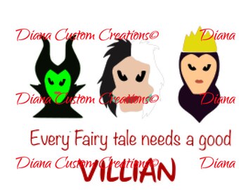 Every Fairytale needs a villain cricut silhouette