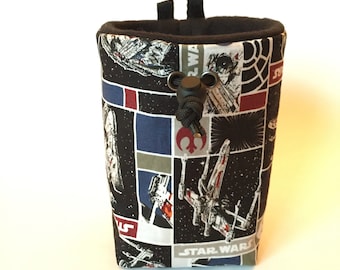 Star Wars X Wing Chalk bag, Zero Waste Rock Climbing Gear