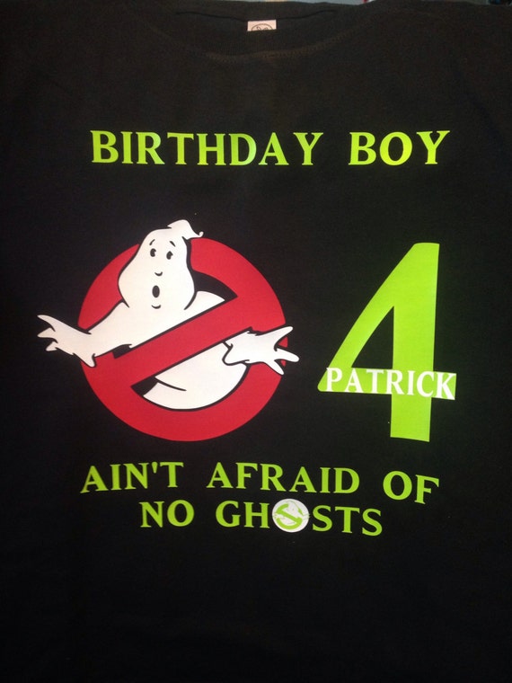 ghostbusters birthday shirt