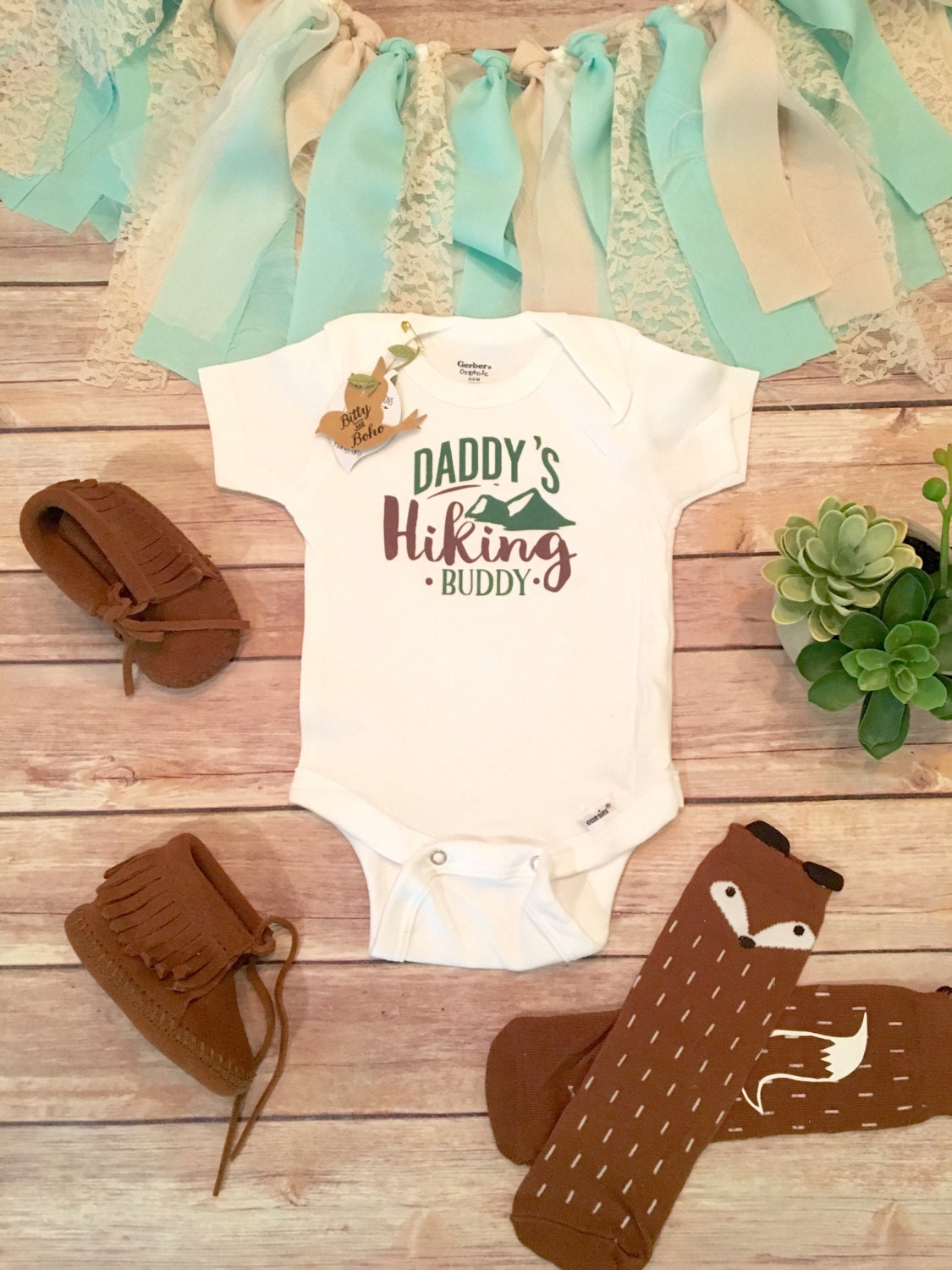 Hiking Onesie® Baby Boy Clothes Baby Shower Gift Cute