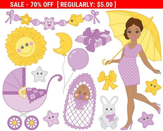 african american baby shower clip art free - photo #10