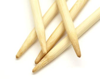 Bamboo double pointed needles 2.25 in length 20 cm