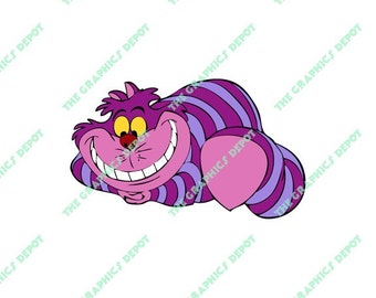 Cheshire cat decal | Etsy