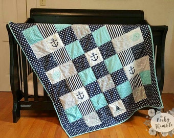 nautical crib bedding | etsy nautical crib bedding | etsy