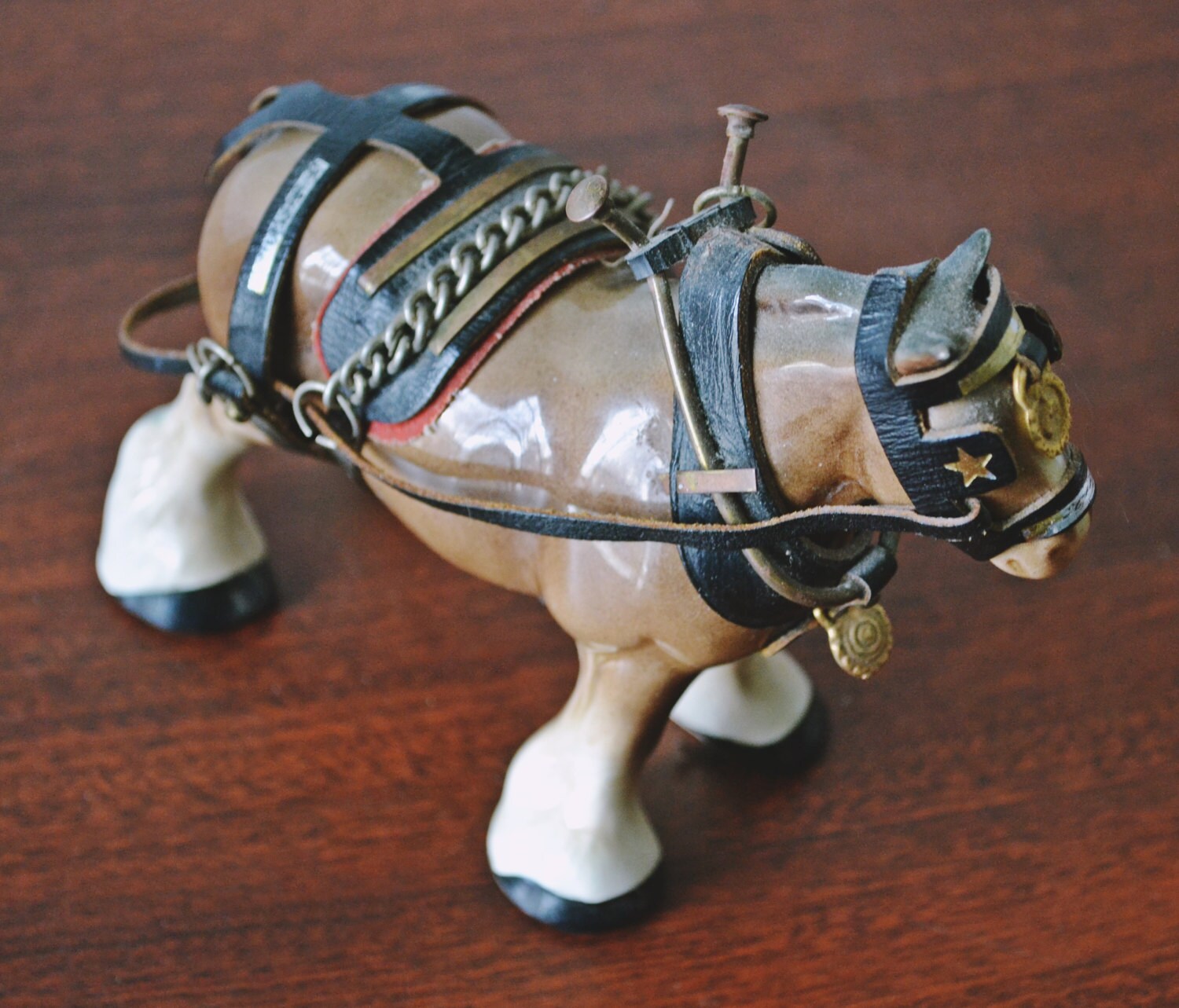 porcelain clydesdale horse