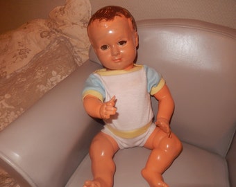 baby or bather in celluloid little colin old 45cm
