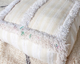 Handira Floor Pillow / Wedding Blanket Pouf - Medium