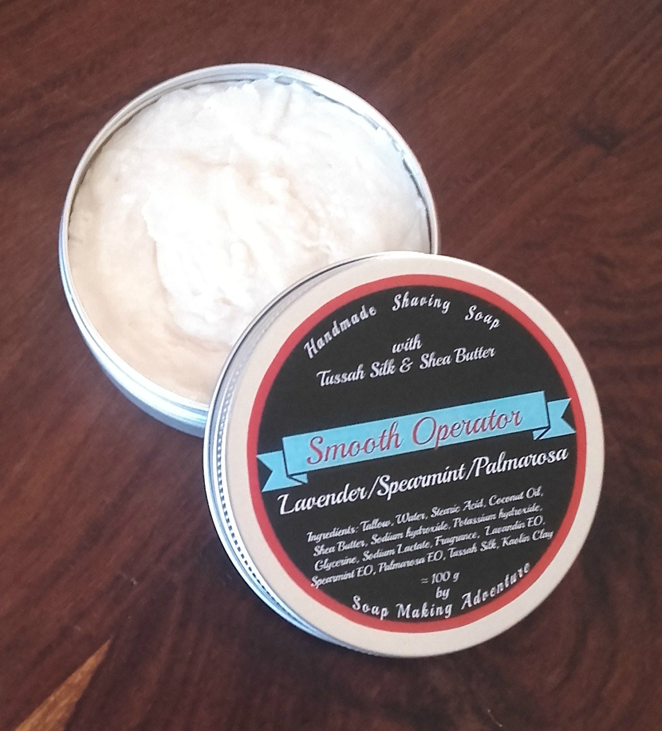 Smooth Operator 100 g / 3.5 OZ Handmade Shaving Soap with