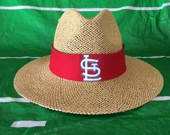 st louis cardinals straw hat