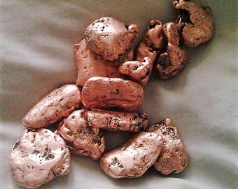 super shiny native copper specimens//1/2-3/4inch//copper nuggets//raw copper//native copper//mined in northern michigan//native american