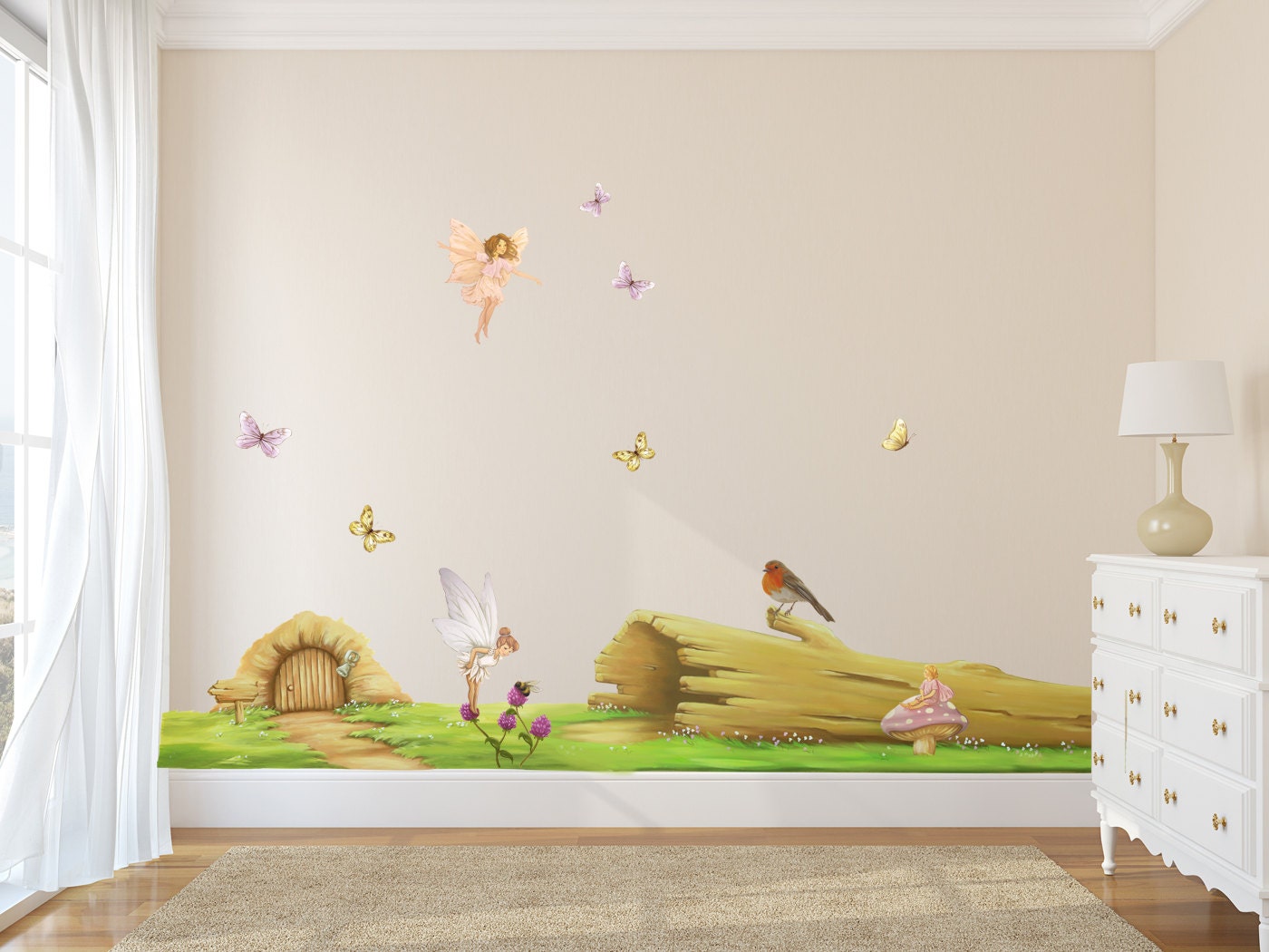 fairy decals Fairy wall art fairy decals butterfly decals