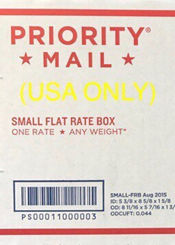 how much for small flat rate box