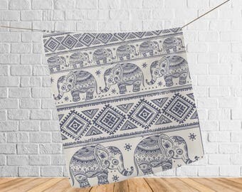 Elephant blanket adult, Printed Blanket Elephant, Throw blanket, Gift for her, Soft fleece blanket, gift for her, 35th anniversary, Blanket