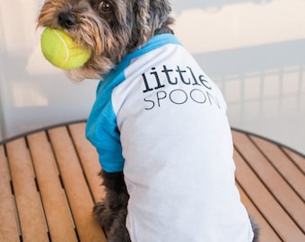 Ready to Ship Little Spoon Pet Baseball Raglan Tee