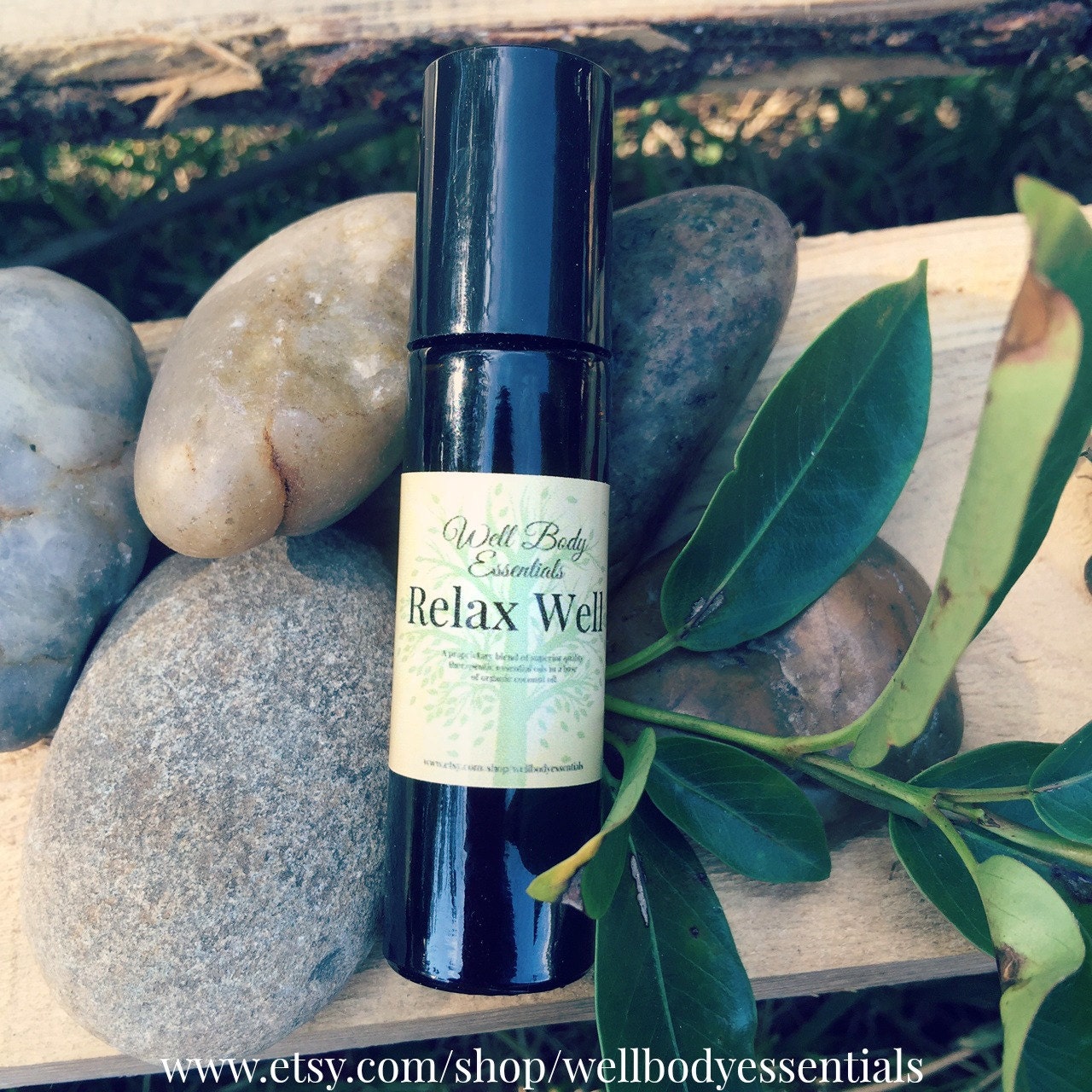 STRESS relief essential oil blend Anxiety by WellBodyEssentials