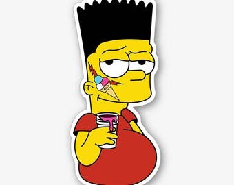 Gucci Bart - Die Cut Sticker