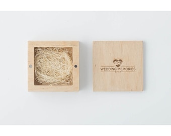 Customized, Wedding USB case, wedding case, wooden Wedding USB case, wedding case, wooden box, keepsake box, natural wood, lacquer.