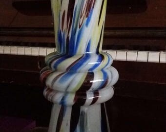 Murano Italian glass vase, vintage, large