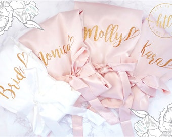 Bridesmaid Robes, Bridesmaid gift, bridesmaid robe, robes, bridal robe, mother of the bride, bachelorette party, bridal party robes.