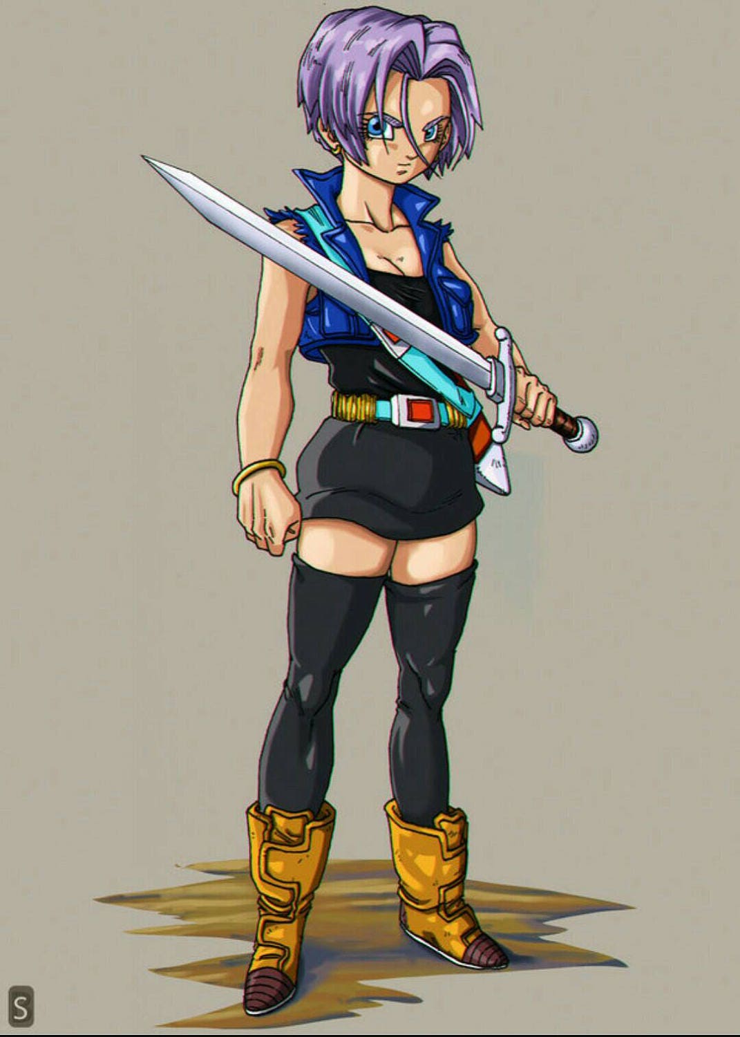 Future trunks cosplay male/female versions