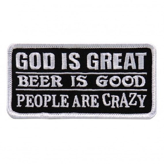 god is great beer is good shirt