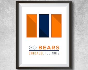 Chicago Bears Wall Art chicago bears wall art | etsy Chicago Bears Wall Art chicago bears wall art | etsy
