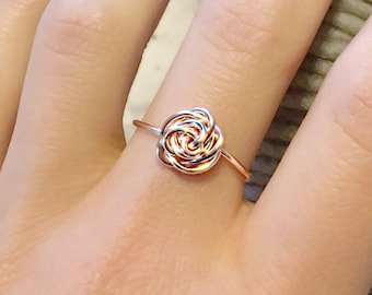 Rose Gold Rose Ring//Rose Ring//Rose Gold Ring