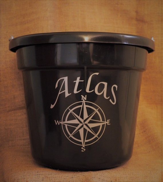 Personalized Bucket Decal DECAL ONLY