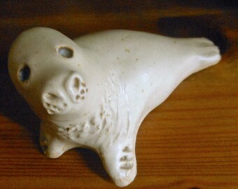 Baby seal, handmade in Arran by Alasdair Dunn