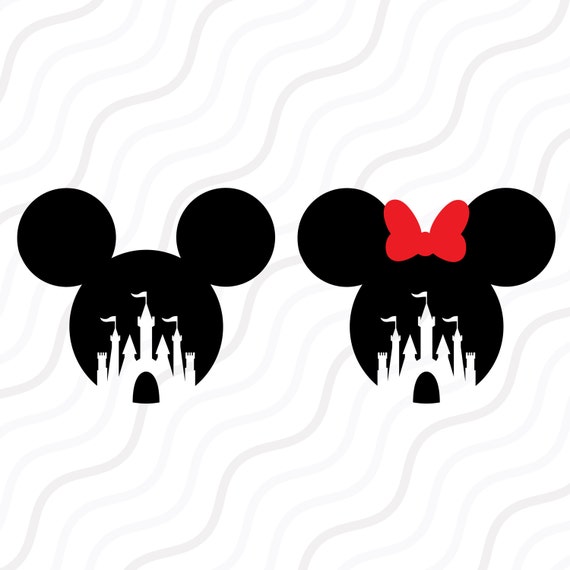 Free Free 302 Disney Castle With Minnie Head Svg SVG PNG EPS DXF File