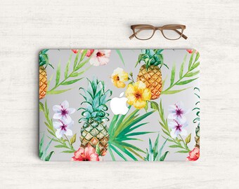 Watercolor Tropical Fruit Plants Sticker Skin Vinyl Decal for MacBook Laptop K0585